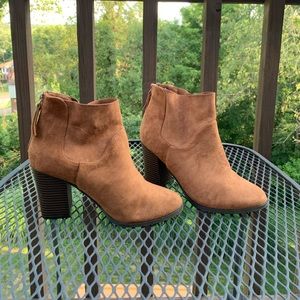 Brash Tan Ankle Booties